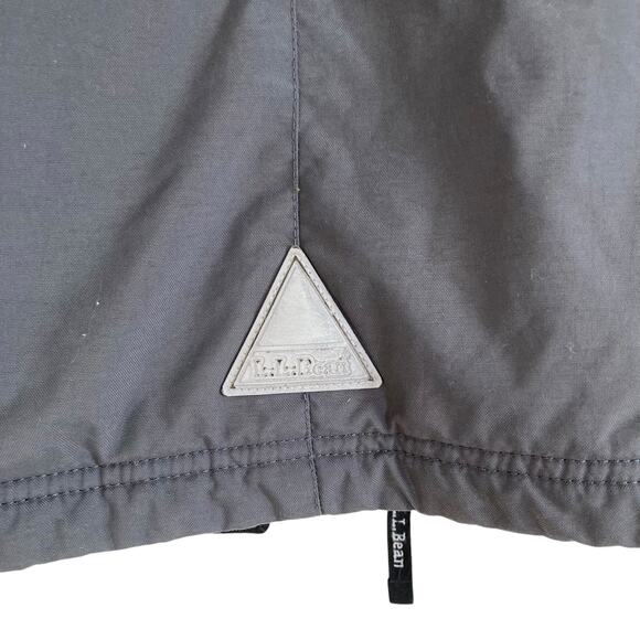 Y2K Youth LL Bean Two Tone Gray Thinsulate Nylon Full Zip Winter Coat Size 14/16 - Picture 15 of 16